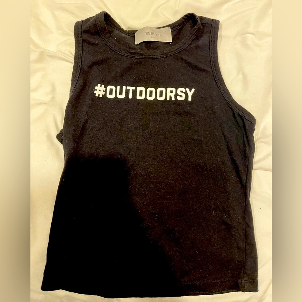 Brand new black Barry’s workout tank